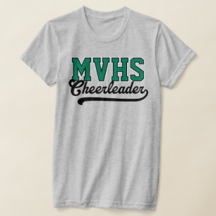 T-shirt Initiales personnalisées de 4 lettres pour cheerle