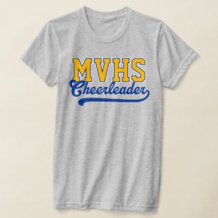 T-shirt Initiales personnalisées de 4 lettres pour pom-pom