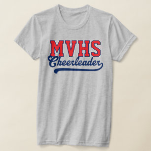 T-shirt Initiales personnalisées de 4 lettres pour pom-pom
