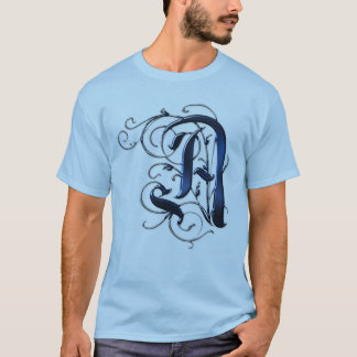 T-shirt Initiales vintages A