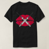 T-shirt Injectif Injecteur Injector Lip Injectio (Design devant)