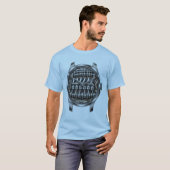 T-shirt Inline Six Skeleton Engine Watch (Devant entier)