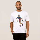 T-shirt Inline Skater Cool Retro Rollerblading (Devant entier)