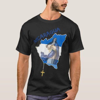 T-shirt Inmaculada Concepción De Maria Nicaragua Camiseta
