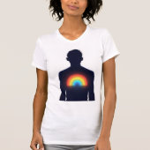 T-shirt  Inner Rainbow Glow (Devant)