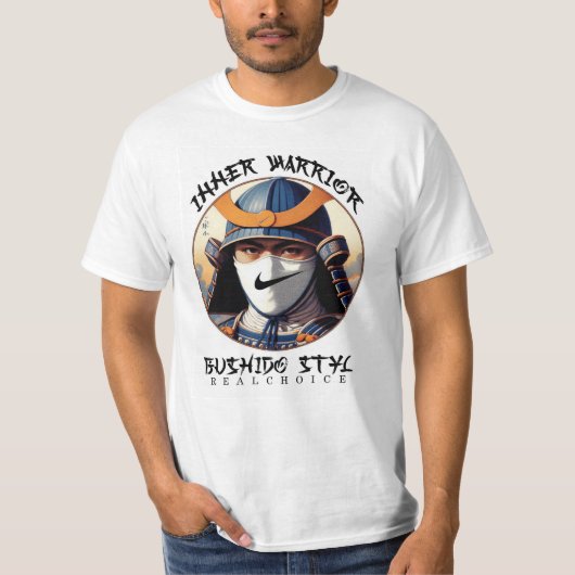 T-SHIRT INNER WARRIOR SAMOURAI BUSHIDO STYL 2024 REAL (Devant)