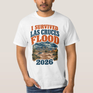 T-shirt Inondation de Las Cruces 2026 Je ai survécu au dés