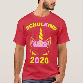 T-shirt Inscription scolaire 2020 écolier rock classique T