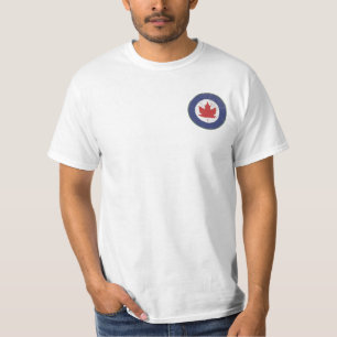 T-SHIRT INSCRIPTIONS D'AVIONS DE CORPS D'AVIATION CANADIEN