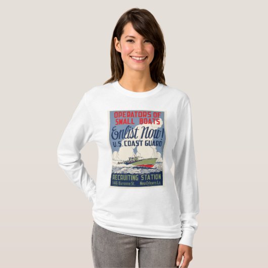 T-shirt Inscrivez-vous maintenant ! Garde côtière américai (Devant entier)