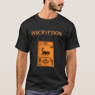 T-shirt Inscryptage Psychologique Cat Card Jeu Halloween