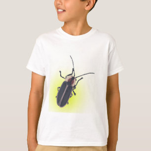 T-shirt Insecte de la foudre avec tee de peinture jaune br