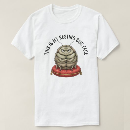 T-shirt Insecte Drôle Bug Unisexe (Design devant)