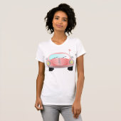 T-shirt Insecte rose de ruban (Devant entier)