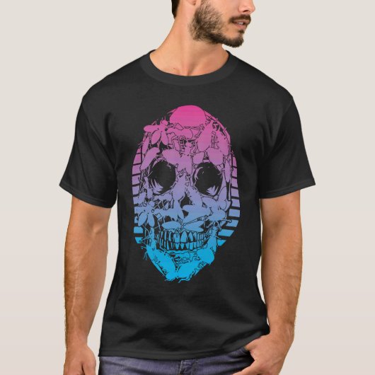 T-shirt insectes Vaporwave esthétique (Devant)