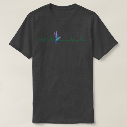 T-shirt Inséparable de conception de Colibri Hummingbird (Design devant)