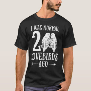 T-shirt Inséparable Perruche à Face Rosée Animal de Compag