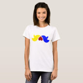 T-shirt Inséparables avec le coeur (Devant entier)