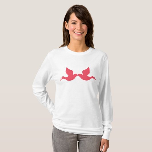T-shirt Inséparables et choses sucrées Coeur| Designs excl (Devant entier)