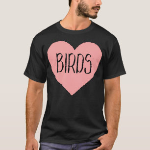 T-shirt Inséparables Oiseaux Valentine