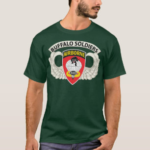 T-shirt Insigne 555e infanterie parachute Bn SSI w Buffalo