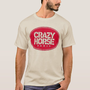 T-shirt Insigne de cabaret Crazy Horse Paris vintage Clipa