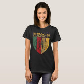 T-shirt Insigne de cadet spatial cool Emblems Rocket (Devant entier)