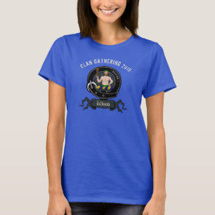 T-shirt Insigne de clan en bois personnalisé pour femmes