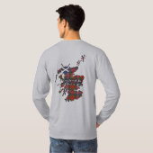 T-shirt Insigne de clan McPherson et tartan long manches (Dos entier)