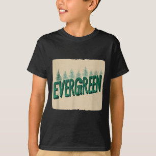T-shirt Insigne de discours Fun Evergreen pour homme et fe