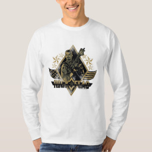 T-shirt Insigne de drapeau du peloton Rick de suicide