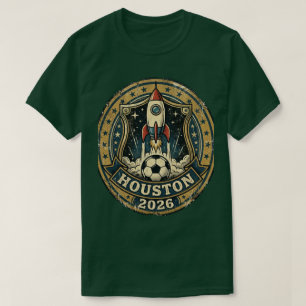 T-shirt  Insigne de football vintage de la ville hôte de l