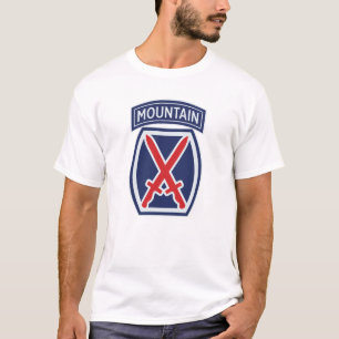 T-shirt Insigne de la 10e division des montagnes