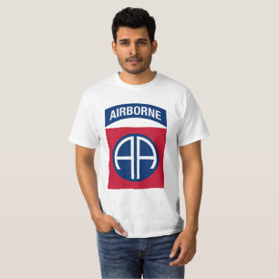 T-shirt Insigne de la 82e division aéroportée Vétéran mili