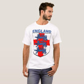 T-shirt Insigne de l'ANGLETERRE (Devant entier)