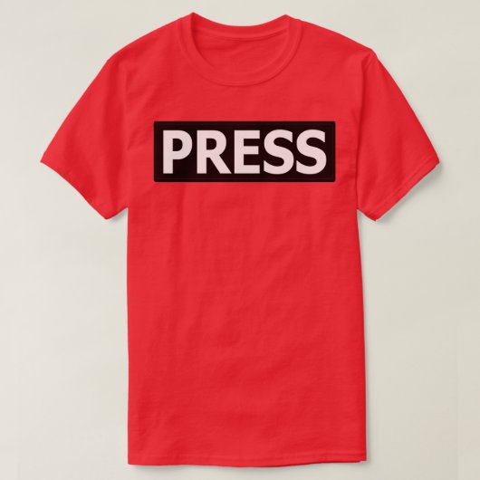 T-shirt Insigne de presse (Design devant)