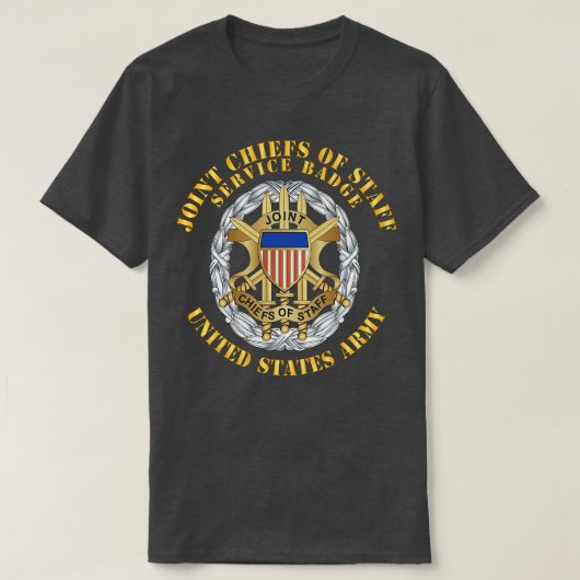 T-shirt Insigne de service des chefs d'état-major interarm (Design devant)