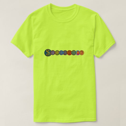 T-shirt Insigne de super héros (Design devant)