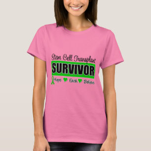 T-shirt Insigne de survivant de greffe de cellule souche