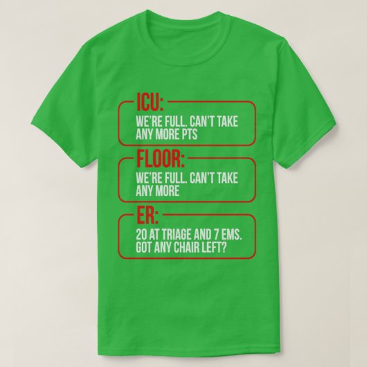 T-shirt Insigne du technicien en salle d'urgence Technique (Design devant)