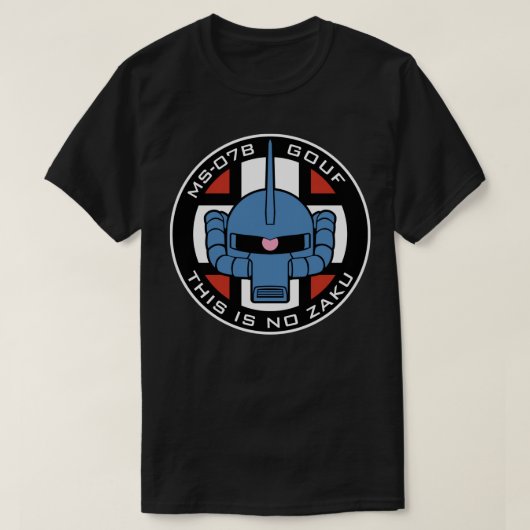 T-shirt Insigne Gundam MS07B Gouf (Design devant)