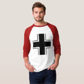 T-shirt Insignes croisés balkaniques de Luftwaffe (Devant entier)