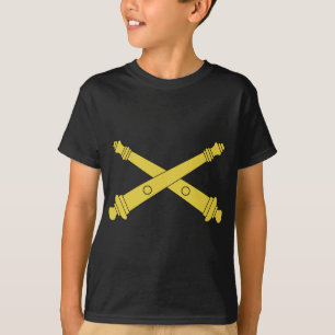 T-shirt Insignes d'artillerie de campagne d'armée - canon