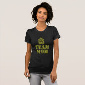 T-shirt Insignes de sergent instructeur de maman d'équipe (Devant entier)