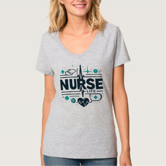 T-shirt Insignes d'infirmière professionnelle de santé Art