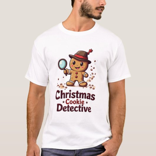 T-shirt inspecteur Cookie de Noël (Devant)