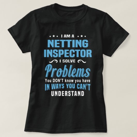 T-shirt Inspecteur de compensation (Design devant)