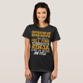 T-shirt Inspecteur de la construction (Devant entier)