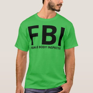 T-shirt inspecteur du corps féminin
