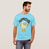 T-shirt Inspecteur Egghead Texte (Devant entier)